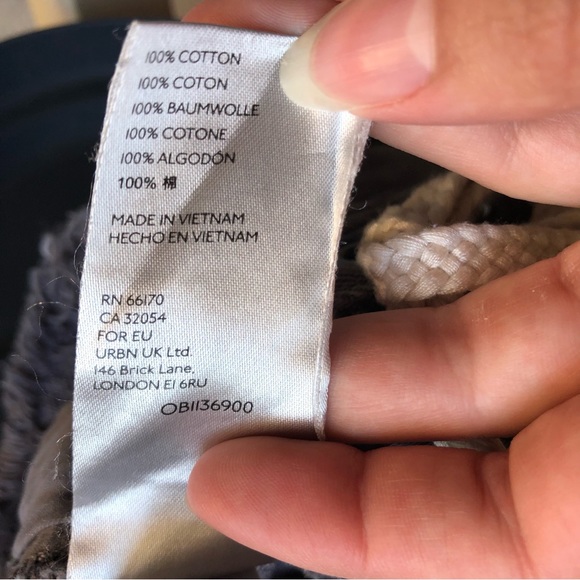 Free people we the free becket slouchy cutoff frayed hem shorts lace up - Picture 8 of 9